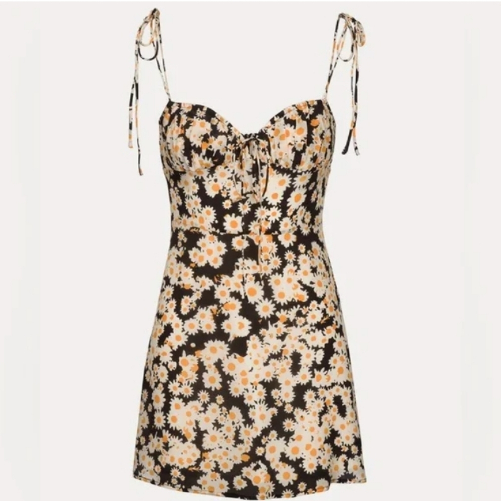 NWOT Réalisation Par Devon Flower Power Dress
